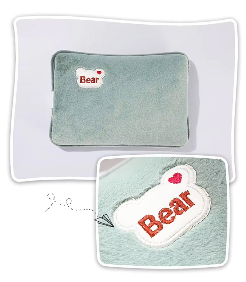 Rechargeable Electric Hot Water Bottle with Luxurious Microfiber Cover - Your Ultimate Companion for Muscle Relief, Menstrual Comfort, and Cozy Winter Nights!
